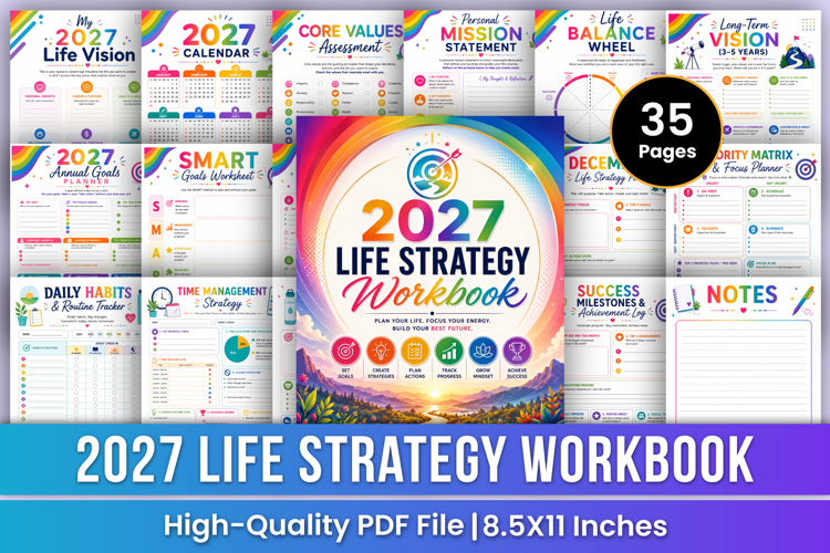 2027 Life Strategy Workbook | Growth Planner