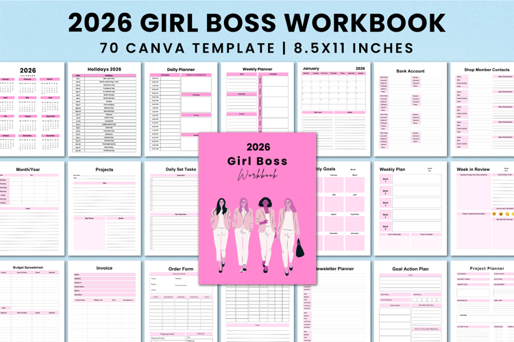2026 Girl Boss Workbook For KDP Interior