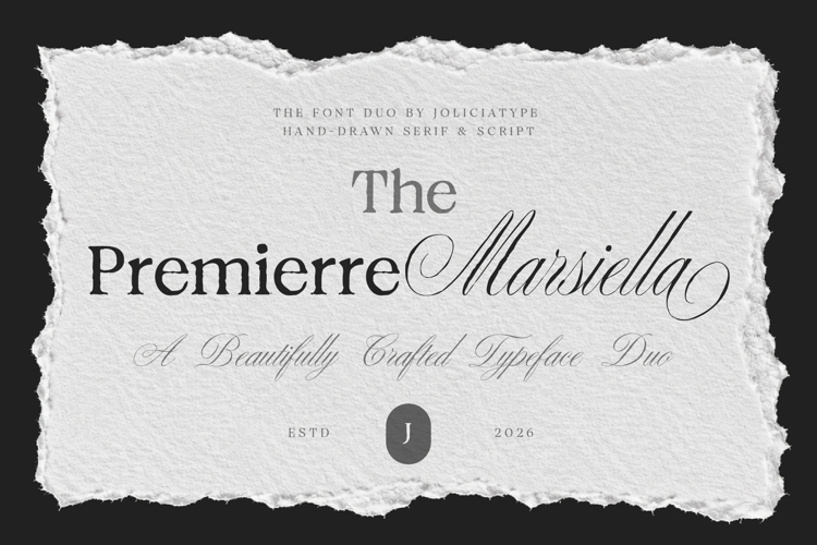 Premierre Marsiella | Font Duo