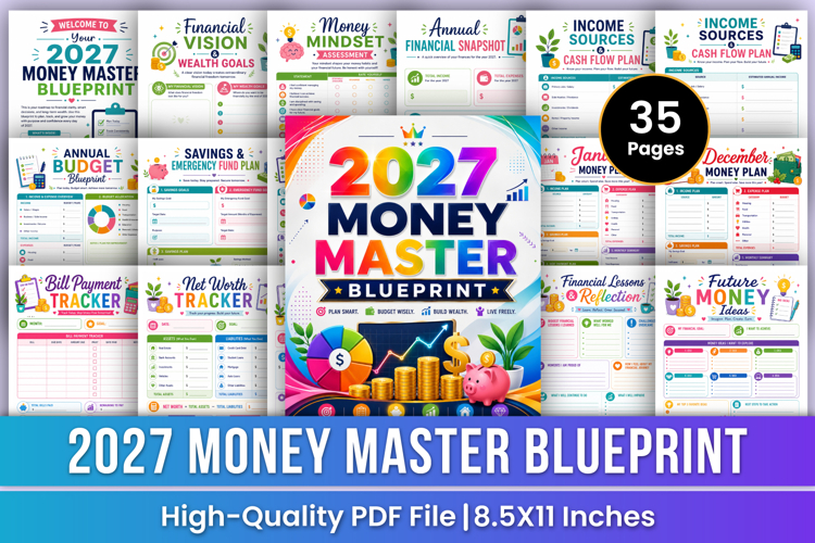 2027 Money Master Blueprint | Wealth Building Planner