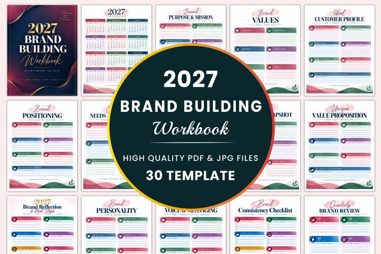 2027 Brand Building Workbook Kdp interiors example image 1