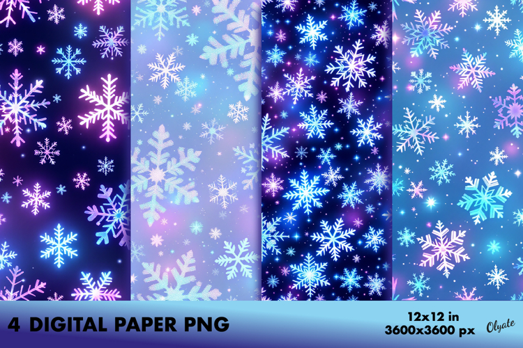  Snowflakes Background Image 6