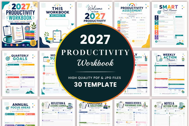 2027 Productivity Workbook Kdp interiors