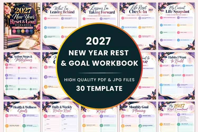 2027 New Year Reset & Goal Workbook