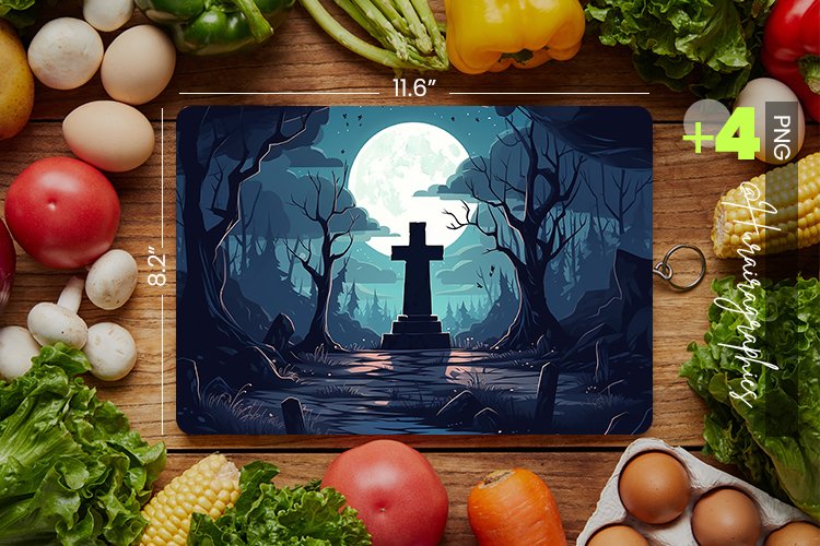 Gravyard Cutting Board Design - 04 Variations