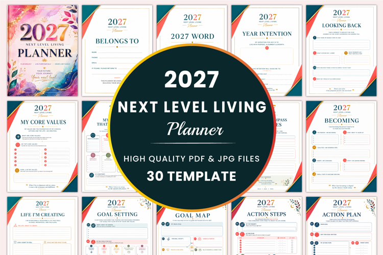 2027 Next Level Living Planner Kdp