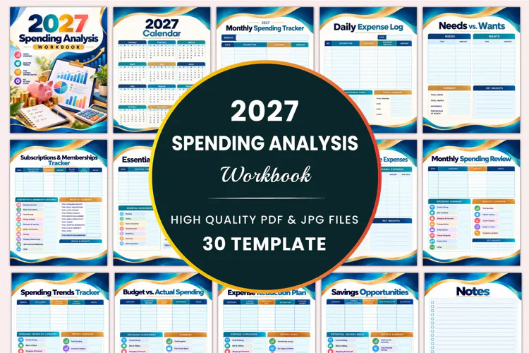 2027 Spending Analysis Workbook Kdp interiors