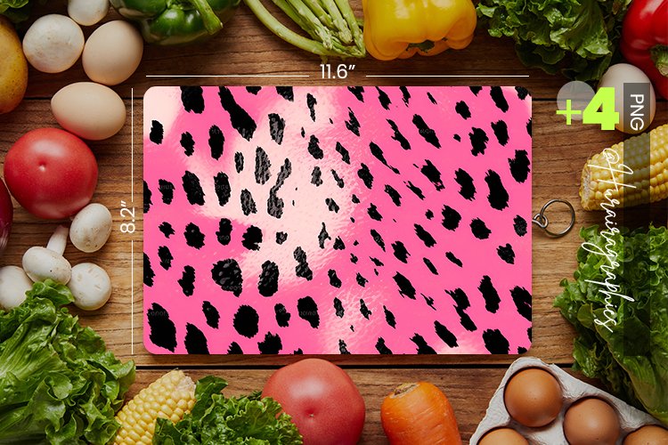 Black Pink Glam Cutting Board Design - 04 Variations