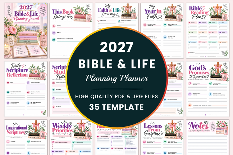 2027 Bible & Life Planning Journal Kdp