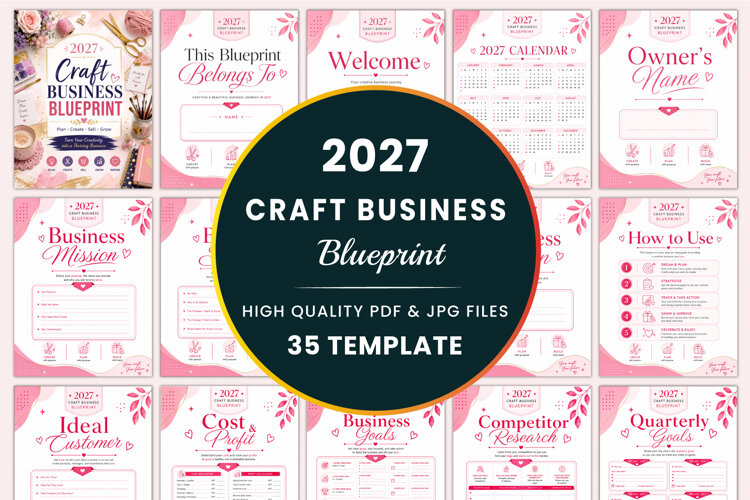 2027 Craft Business Blueprint Kdp interiors example image 1