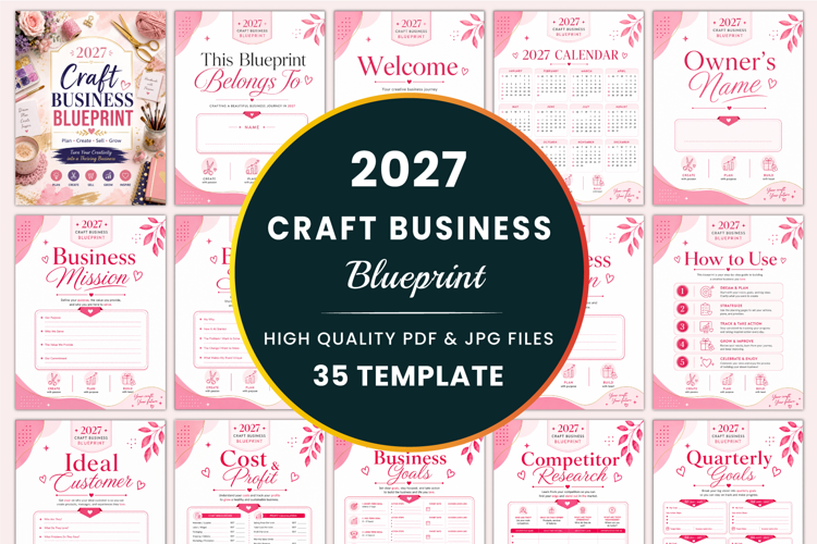 2027 Craft Business Blueprint Kdp interiors