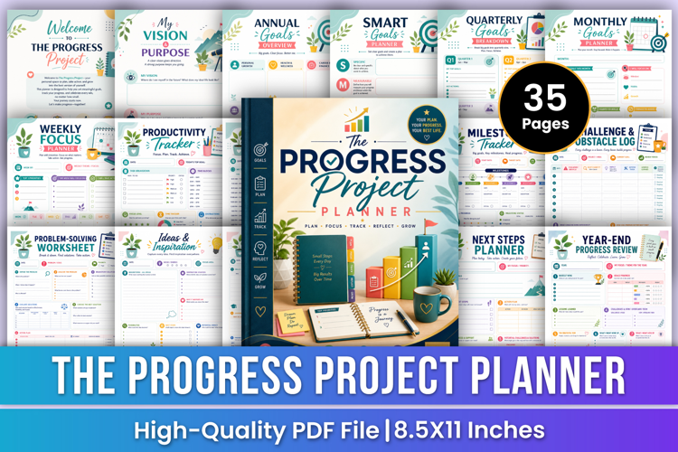 The Progress Project Planner | Task Organizer