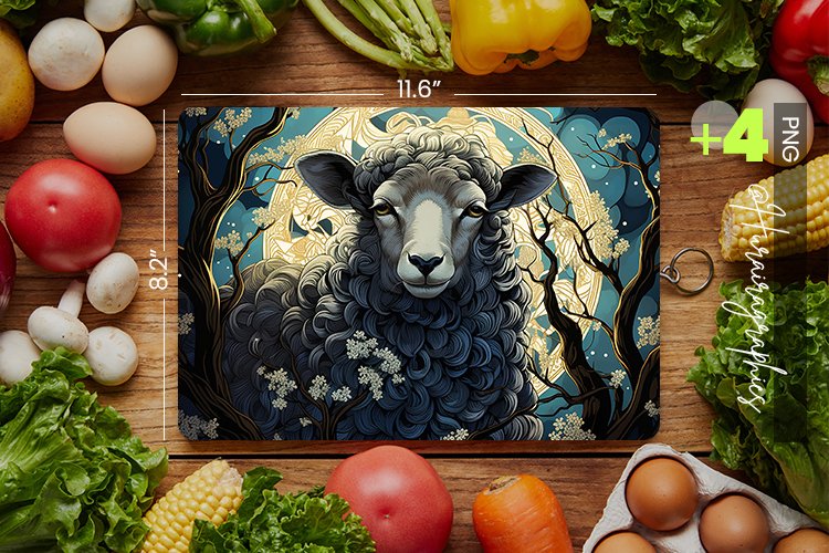 Animal Glass Cutting Board Design - 04 Variations