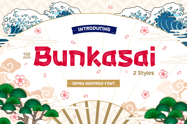 Bunkasai - Japan Inspired Font