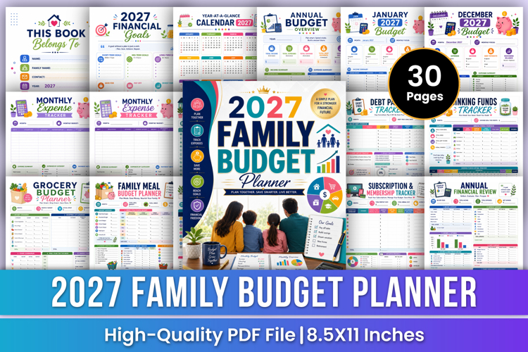 2027 Family Budget Planner | Family Finance