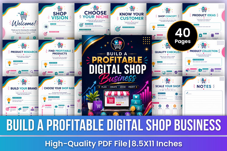Build a Profitable Digital Shop Business | Digital Shop example image 1