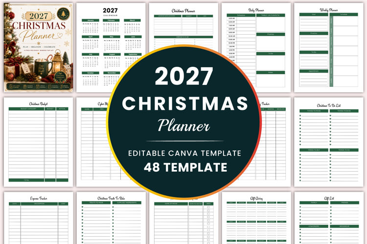2027 Christmas Planner kdp interiors example image 1