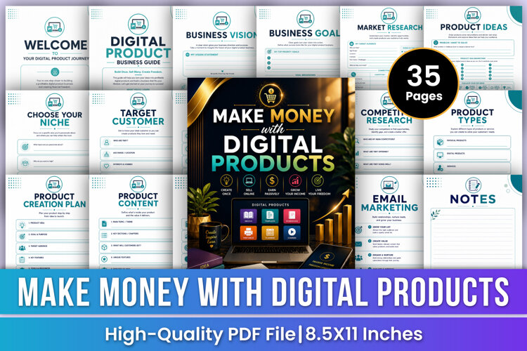Make Money with Digital Products | Digital Product Business example image 1