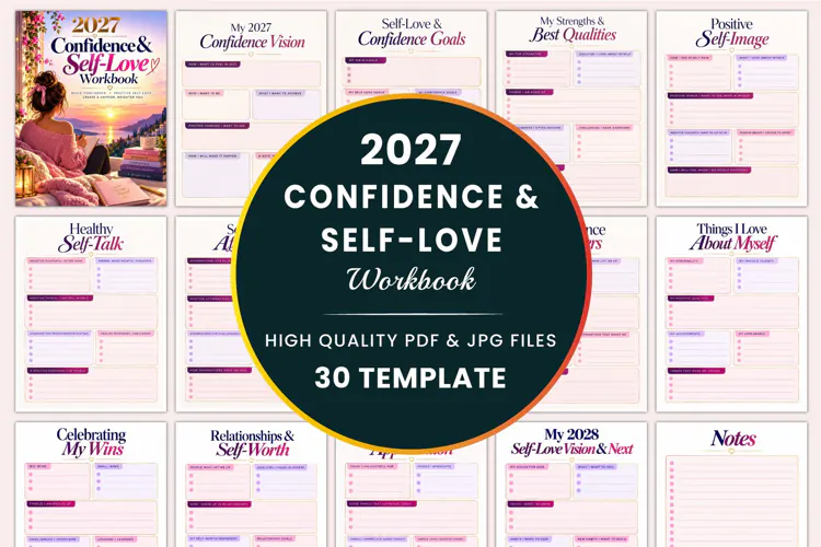 2027 Confidence & Self-Love Workbook