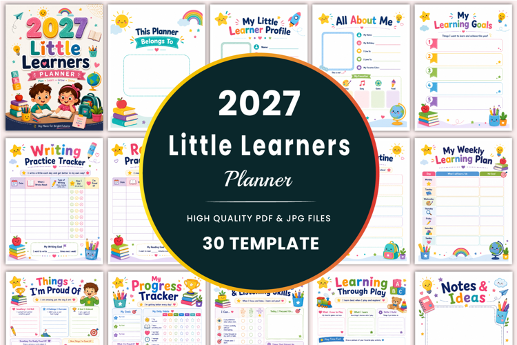 2027 Little Learners Planner Kdp Interiors