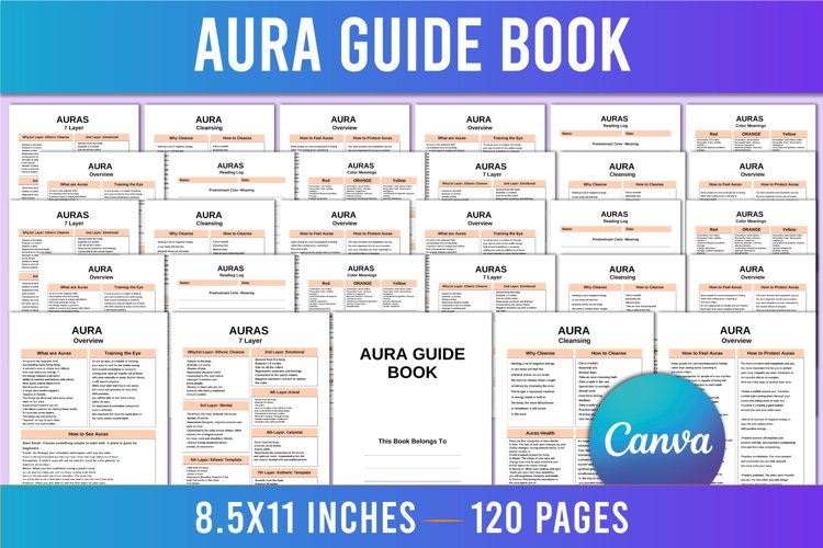 Aura Guide Book For Canva Interior example image 1