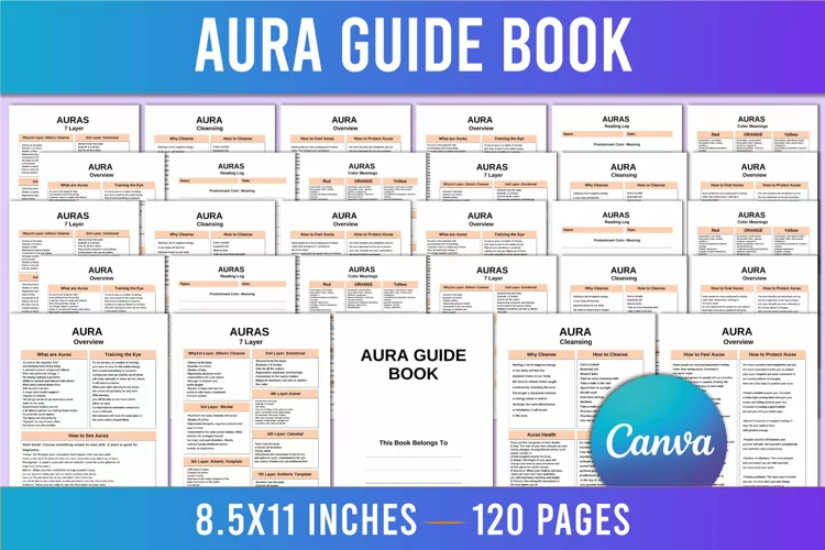 Aura Guide Book For Canva Interior