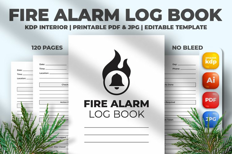 Fire Alarm Log Book KDP Interior