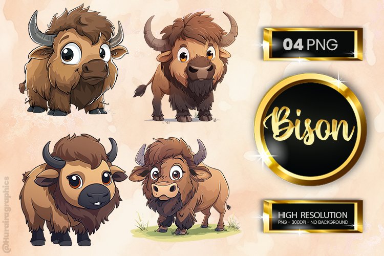 Bison Clipart