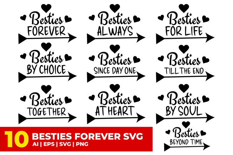 Besties Forever SVG Bundle