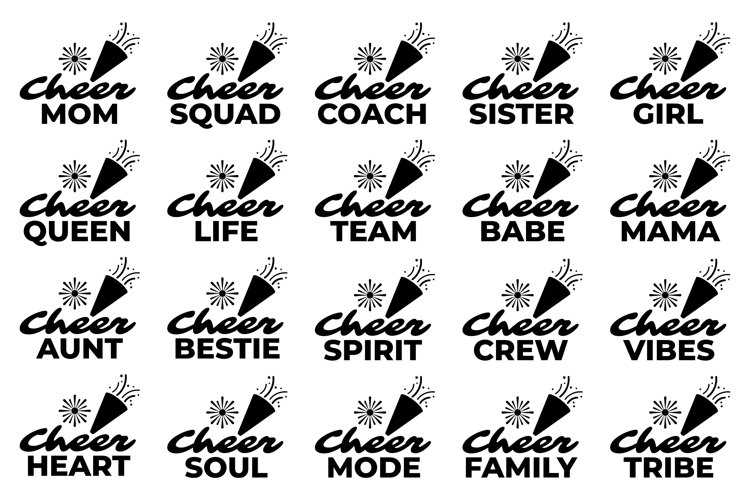 20 Cheer Mom Svg Bundle