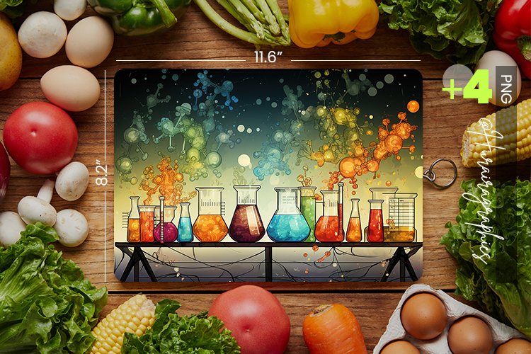 Chemistry Cutting Board Design - 04 Variations