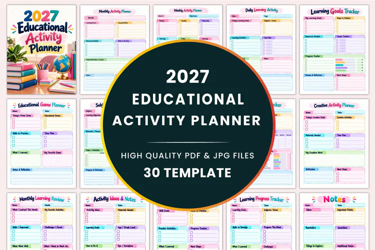 2027 Educational Activity Planner Kdp interiors