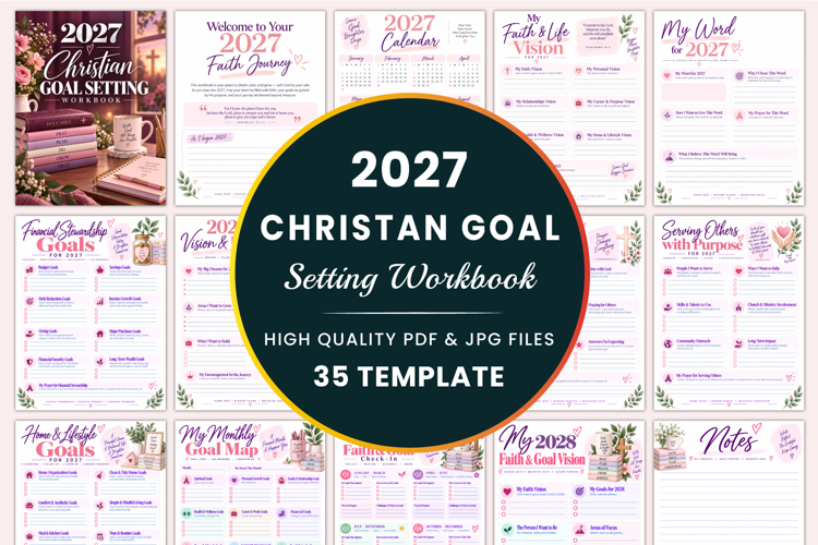 2027 Christian Goal Setting Workbook