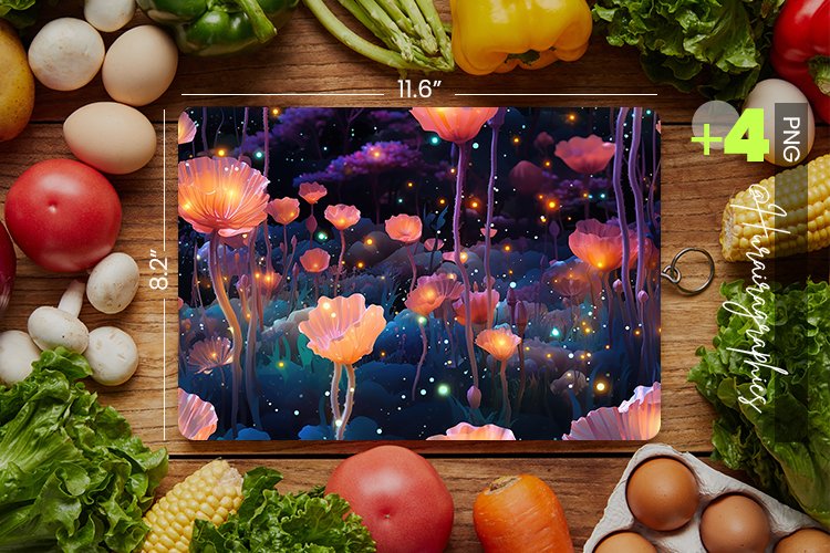 Blooming Flower Cutting Board Design - 04 Variations
