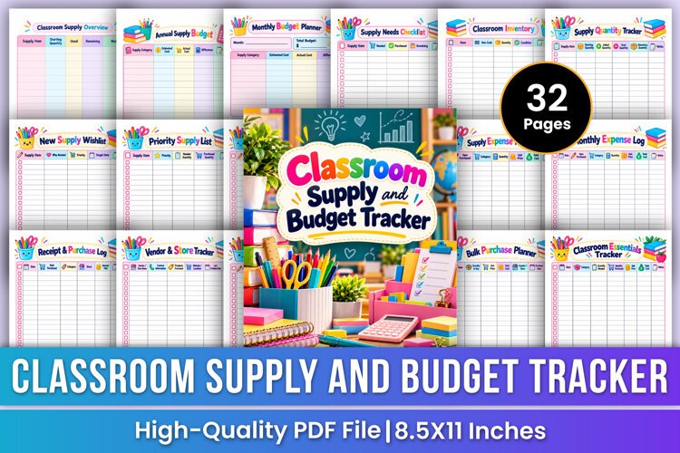 Classroom Supply & Budget Tracker | Inventory, Purchasing example image 1