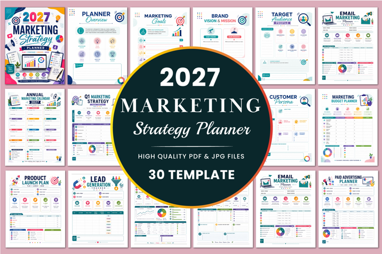 2027 Marketing Strategy Planner Kdp interiors