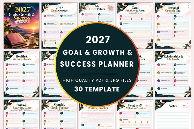 2027 Goals, Growth & Success Workbook