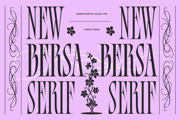 Bersa Serif | Narrow Serif