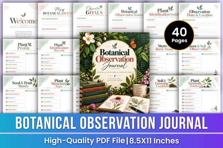 Botanical Observation Journal | Plant Identification, Nature