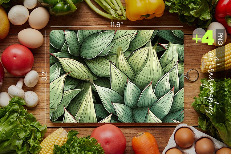 Agave Cutting Board Design - 04 Variations