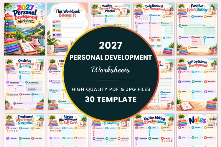 2027 Development Worksheets workbook example image 1