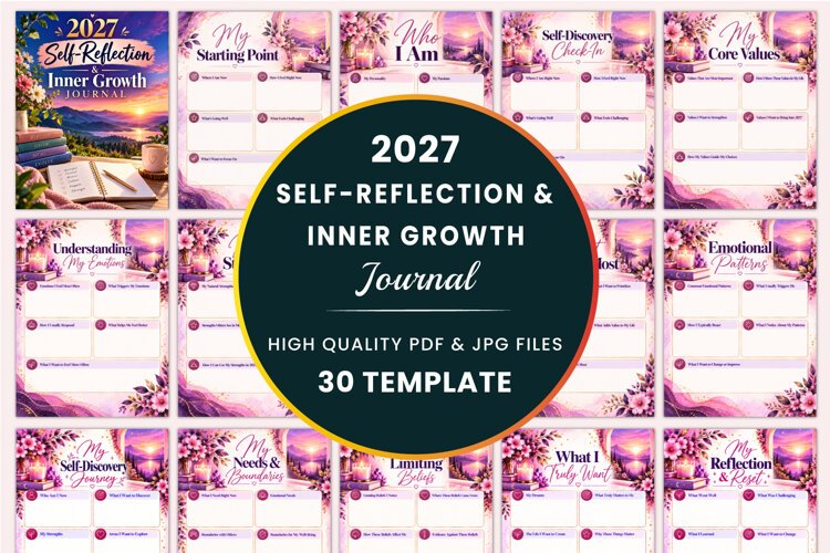2027 Self-Reflection & Inner Growth Journal example image 1