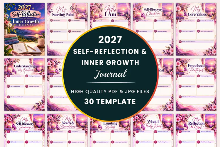 2027 Self-Reflection & Inner Growth Journal