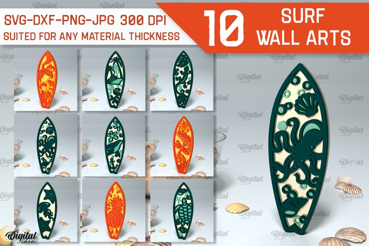 Surfboard Clipart Image 14