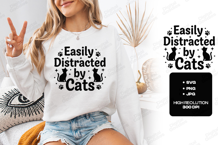 Easily Distracted by Cats