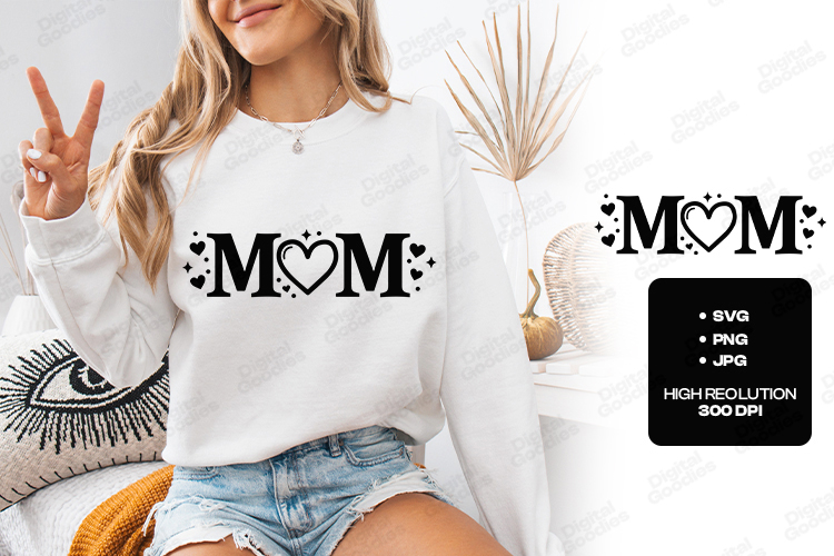 Heart Mom Svg Image 4