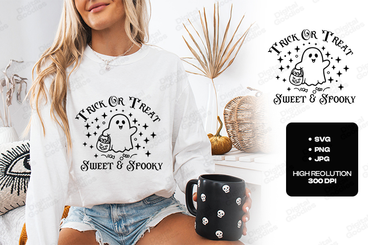 Cute Ghost Svg Image 3