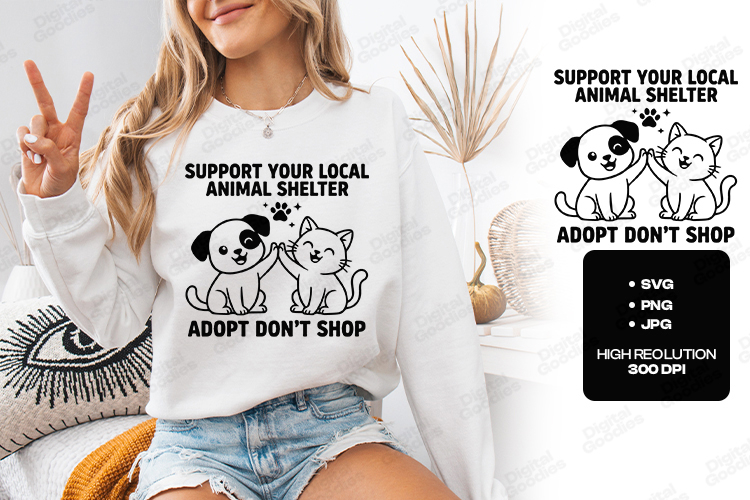 Easily Distracted by Cats SVG - Funny Cat Quote Cut File