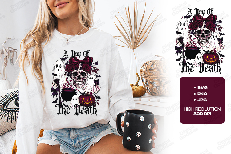 Floral Skull Svg Image 6