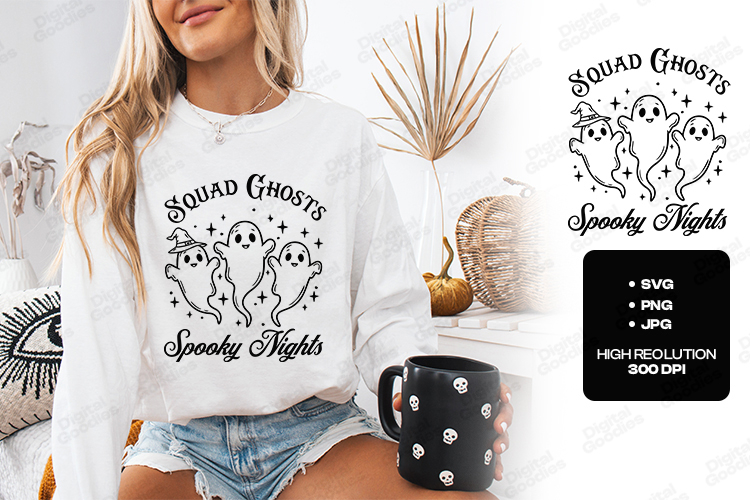 Cute Ghost Svg Image 22